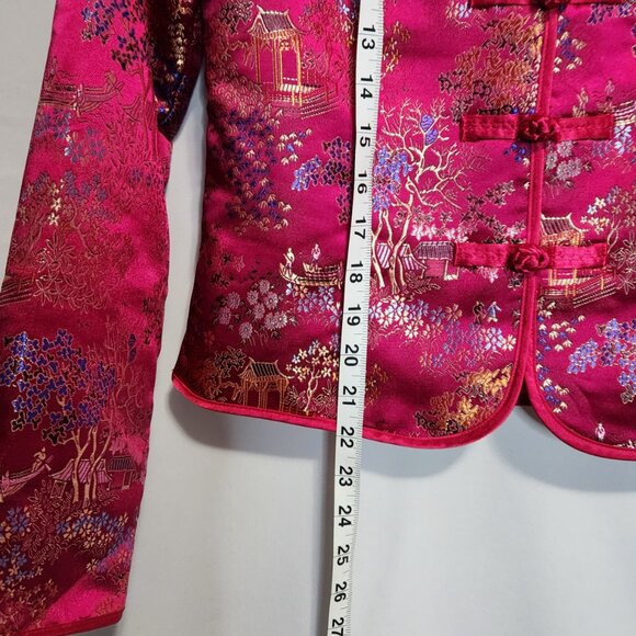 Old Navy Shiny Pink Patterned Jacket Size S - Picture 5 of 12